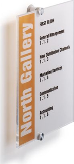 Picture of Durable TABLICZKA INFORMACYJNA 210 X 297 MM DURABLE CRYSTAL SIGN