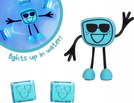 Изображение Duronic Glo Pals, Posta do kpieli Blair - zestaw z dwiema kostkami sensorycznymi wieccymi w wodzie