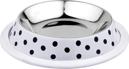 Picture of Duvo+ Duvo+ Metalowa Miska Dla Psa Kropki XL 2.1L 32,3cm