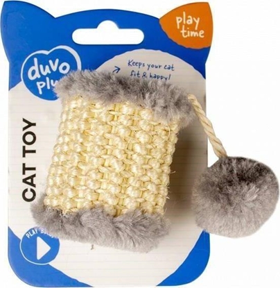 Изображение Duvo+ DUVO+ ZAB. KOT WAEK SIZALOWY+POMPON 13x5x5cm 12102