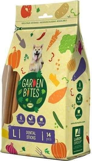 Изображение Duvo+ Garden Bites Dental Sticks Large Pouch Due Patyczki Do Czyszczenia Zbów Op.420g