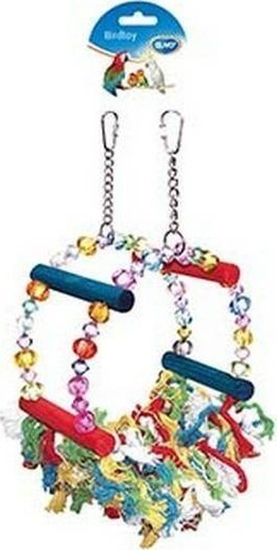 Picture of Duvo+ Zabawka Dla Ptaków Koraliki + Sznury 32cm