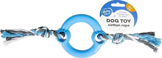 Picture of DUVO+ ZABAWKA RING GUMOWY + SZNURY 30cm     4705064