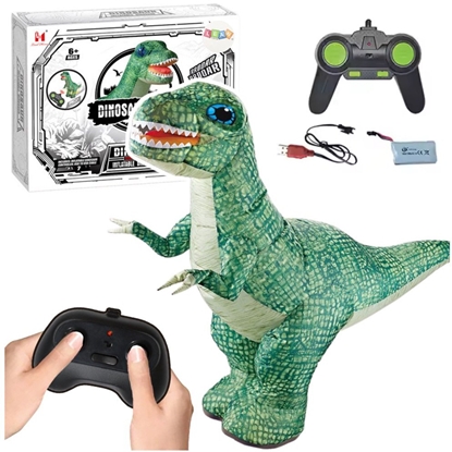Attēls no Duy Dinozaur Dmuchany Zdalnie Sterowany RC Zielony 130 x 190cm LEAN Toys