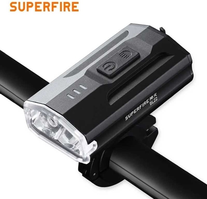 Picture of Dviracio zibintuvelis BL22, 450lm, 3W, ikraunamas USB, 1800mAh, IP54