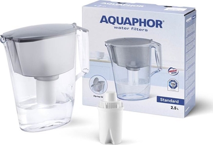 Picture of Dzbanek filtrujcy Aquaphor Standard 2,5 l szary + 1 wkad B15