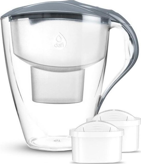 Изображение Dzbanek filtrujcy Dafi Omega stalowy + 2x wkad