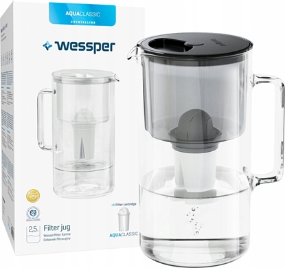 Изображение Dzbanek filtrujcy Wessper AquaClassic Crystalline (WES202-BK)