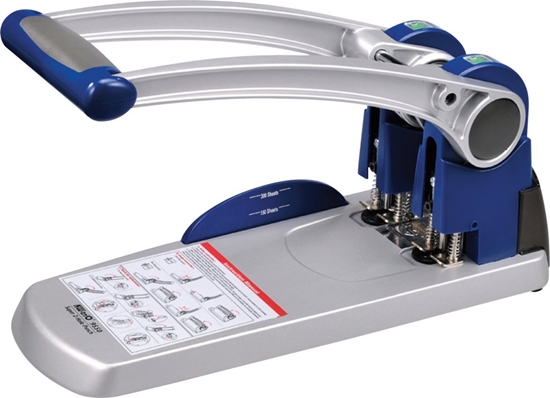 Picture of Dziurkacz KW-TRIO Dziurkacz archiwizacyjny metalowy KW-triO SUPER POWER 09550 szaro-niebieski 300 kart 2-otworowy