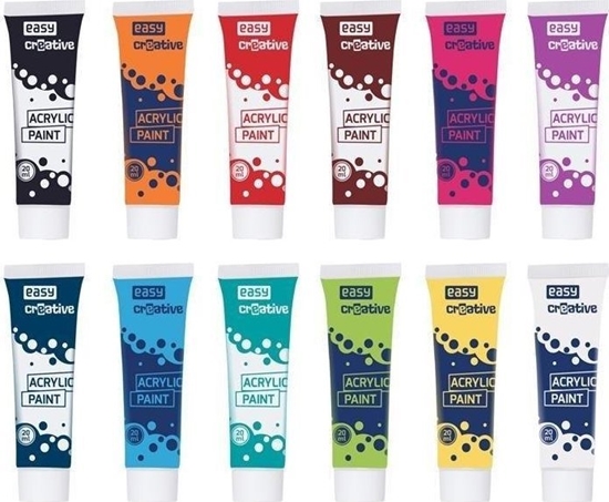 Picture of Easy Farbki akrylowe Creative 12 kolorów EASY