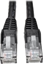 Picture of Eaton Eaton Tripp Lite Series Cat6 Gigabit Snagless Molded (UTP) Ethernet Cable (RJ45 M/M), PoE, Black, 6 ft. (1.83 m) - Patch-Kabel - RJ-45 (M) zu RJ-45 (M) - 1.83 m - UTP - CAT 6 - IEEE 802.3ba - geformt, ohne Haken, verseilt - Schwarz