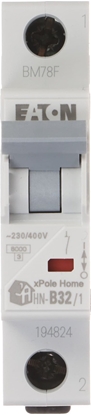 Picture of Eaton WYCZNIK NADPRDOWY HN-B32/1 JEDNOFAZOWY 32A TYP B EATON