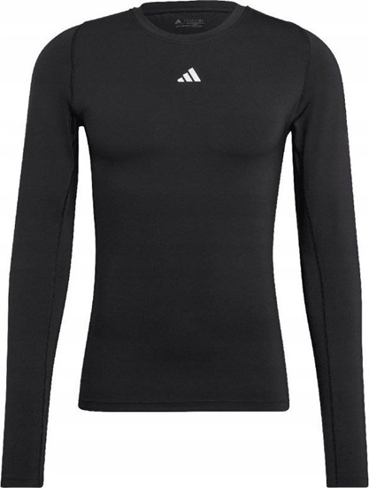 Изображение Eb Fit Koszulka mska adidas Techfit Aeroready Long Sleeve Tee czarna HP0626 2XL