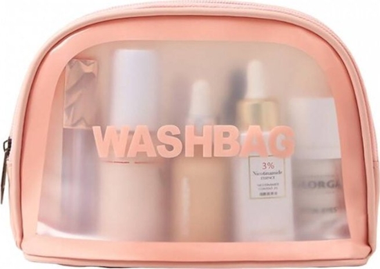 Picture of eCarla Washbag kosmetyczka rozkadana Róowa