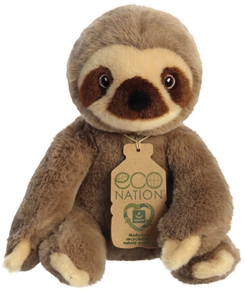 Attēls no ECO NATION AURORA Eco Nation Plush Sloth, 24 cm