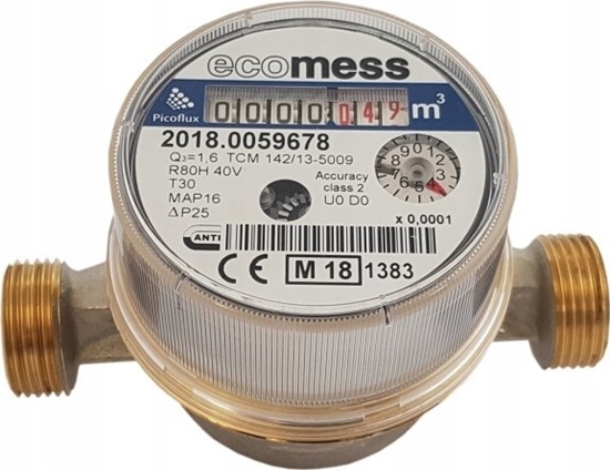 Picture of Ecomess Wodomierz PICOFLUX 1/2 ZW 1,6m3/h