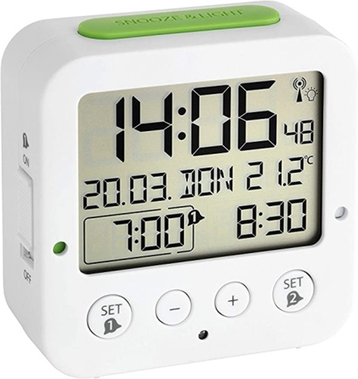 Picture of Ecost customer return TFA Dostmann 60.2528.01 Bingo RadioControlled Alarm Clock