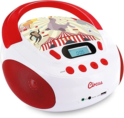 Picture of Ecost Customer Return, Metronic CD / MP3 Radio red/White
