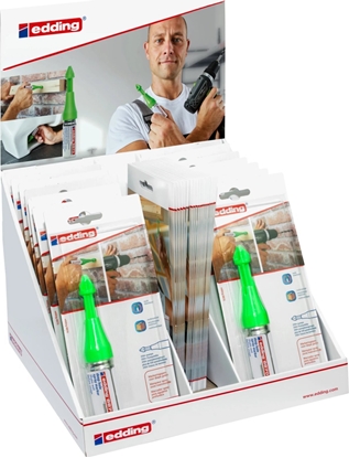 Attēls no Edding Marker w spreju e-8870 EDDING, do gbokich otworów, 14 szt., display, zielony neon