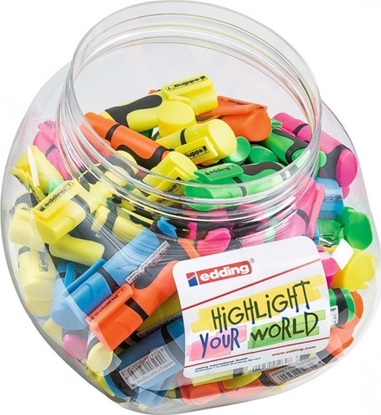 Attēls no Edding Mini zakrelacze e-7 51.641 EDDING, display, 100 szt., mix kolorów