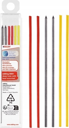 Attēls no Edding Wymienne wkady e-8881 EDDING, do oówka e-8880, 6 szt., mix kolorów