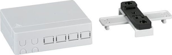 Picture of EFB EFB Przecznica/gniazdo FTTH wewntrzne szyna DIN/ciana 4xSC Simplex/LC Duplex