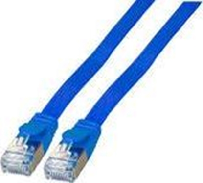 Picture of EFB Kabel paski RJ45 U / FTP, kat. 6A, PVC, 0,25 m, niebieski (K5545BL.0,25)