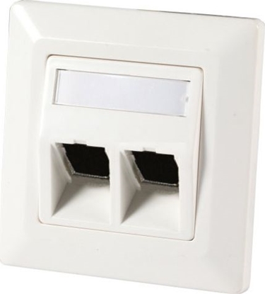 Изображение EFB Obudowa gniazda na 2 adaptery wiatowodowe SC/LC podtynkowa