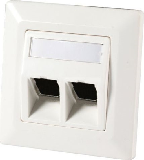 Picture of EFB Obudowa gniazda na 2 adaptery wiatowodowe SC/LC podtynkowa