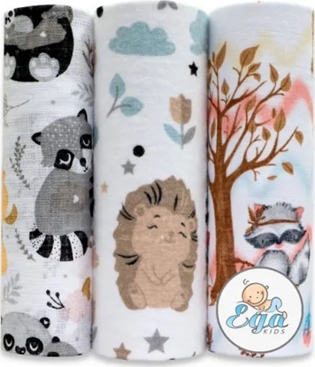 Attēls no EgaKids EGAKIDS swaddler, 0m+, 60/80, 3 pcs., mix, 1822