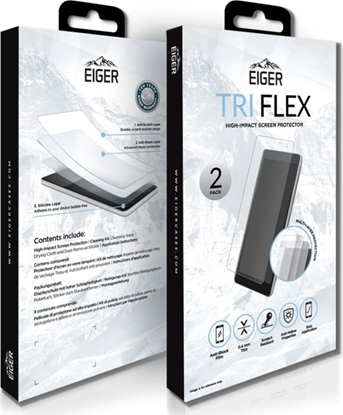 Изображение Eiger EIGER Tri Flex, Google, Pixel 3, Scratch resistant, Shock resistant, Transparent, 2 pc(s)