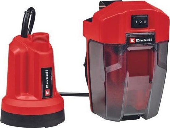 Picture of Einhell Einhell Cordless clear water pump GE-SP 18 LL Li - solo, submersible / pressure pump (red/black, without battery and charger)