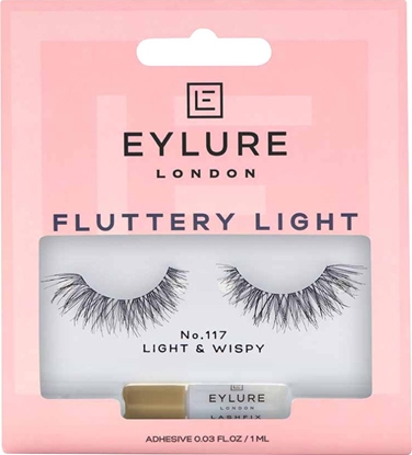 Attēls no Eylure EYLURE rzsy z klejem FLUTTERY LIGHT No.117 Light & Wispy
