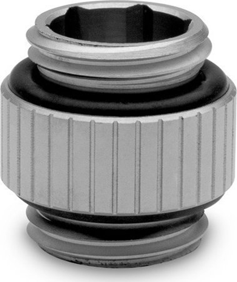 Изображение EK Water Blocks EK Water Blocks EK-Quantum Torque Micro G1/4 Zoll Verlängerung gerade MM 7 - Satin Titanium