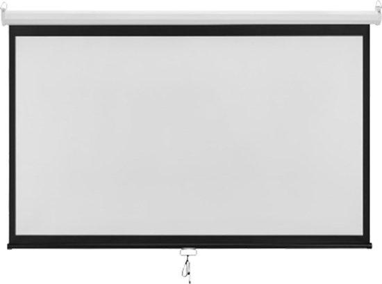 Изображение Ekran do projektora Spacetronik Ekran projekcyjny zwijany rcznie 100" 16:9