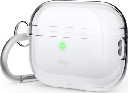 Изображение Elago Elago AirPods Pro 2 Hang TPU Shell Case - etui z karabiczykiem do AirPods Pro 2 przeroczyste