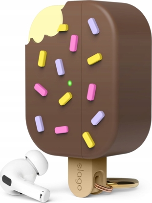 Изображение Elago AirPods Pro 2 Ice Cream Case - etui do AirPods Pro 2 brzowe