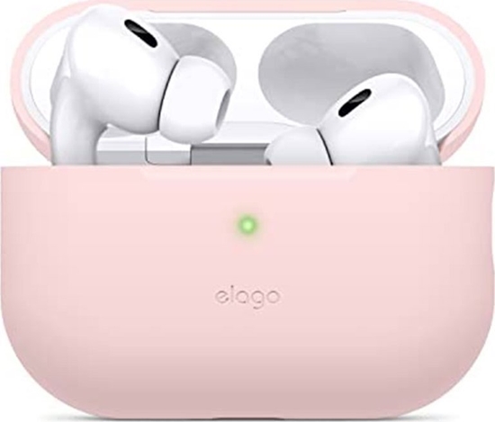 Picture of Elago Elago AirPods Pro 2 Silicone Case - etui do AirPods Pro 2 róowe - Gwarancja bezpieczestwa. Proste raty. Bezpatna wysyka od 170 z.