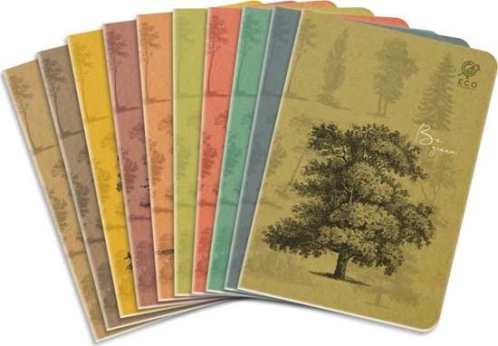 Picture of Elanders Zeszyt A5/64K kratka By Nature - Forrest (10szt)