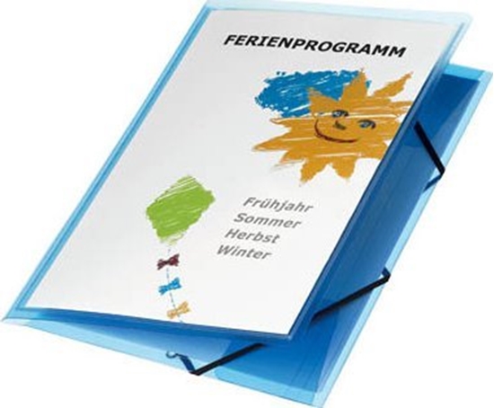 Picture of Elba Elba 100201152, Polypropylen (PP), Blå, A4