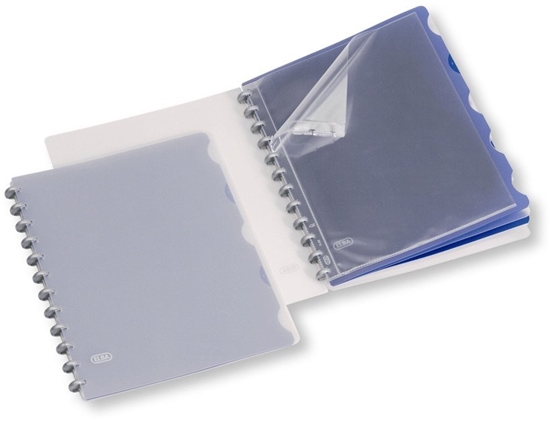 Picture of Elba Vario-zipp ringband image profi donker blauw segregator A4 Niebieski