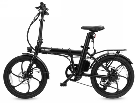 Picture of Elektrinis dviratis Beaster BSHERO1B, 250 W, 36 V, 10,5 Ah, sulankstomas