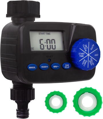 Picture of Elektroniczny sterownik nawadniania GreenBlue, programator, zasilanie 2x1,5V AA, GB390