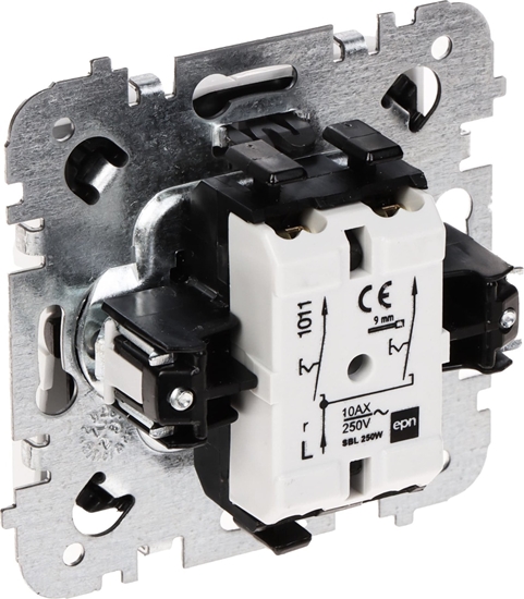 Изображение Elektro-Plast CZNIK WIECZNIKOWY PODWÓJNY SANTRA/4111-10/EPN 250V 10A Elektro-Plast