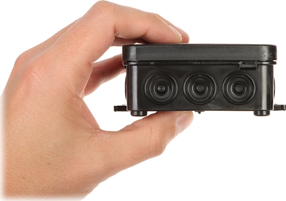 Picture of Elektro-Plast Puszka hermetyczna czarna n/t E12 85x85 IP55 bezhalogenowa 0297-02