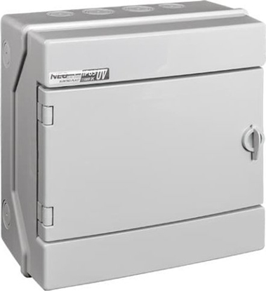 Attēls no Elektro-Plast Rozdzielnica hermetyczna moduowa 500VAC/1500VDC 1x8 natynkowa IP65 RH-8/UV AC/DC 36.908