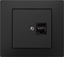 Изображение Elektro-Plast Vestra Gniazdo komputerowe pojedyncze RJ45 bez ramki podtynkowe IP20 czarny 3848-19