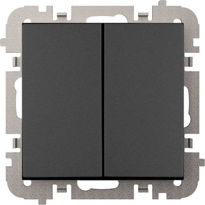 Picture of Elektro-Plast Vestra cznik wiecznikowy bez ramki podtynkowy IP20 czarny 3811-19