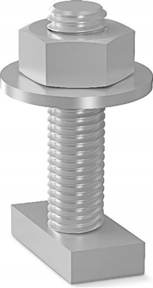 Picture of Element skrtny z nakrtn skon M10 do profilu A, CESS-A-M10