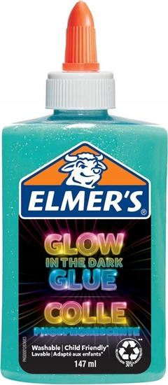Picture of Elmers Elmers Glow-In-The-Dark Bastelkleber Blau 147ml-Flasche